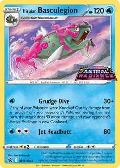 SWSH Black Star Promos Hisuian Basculegion Pokémon card